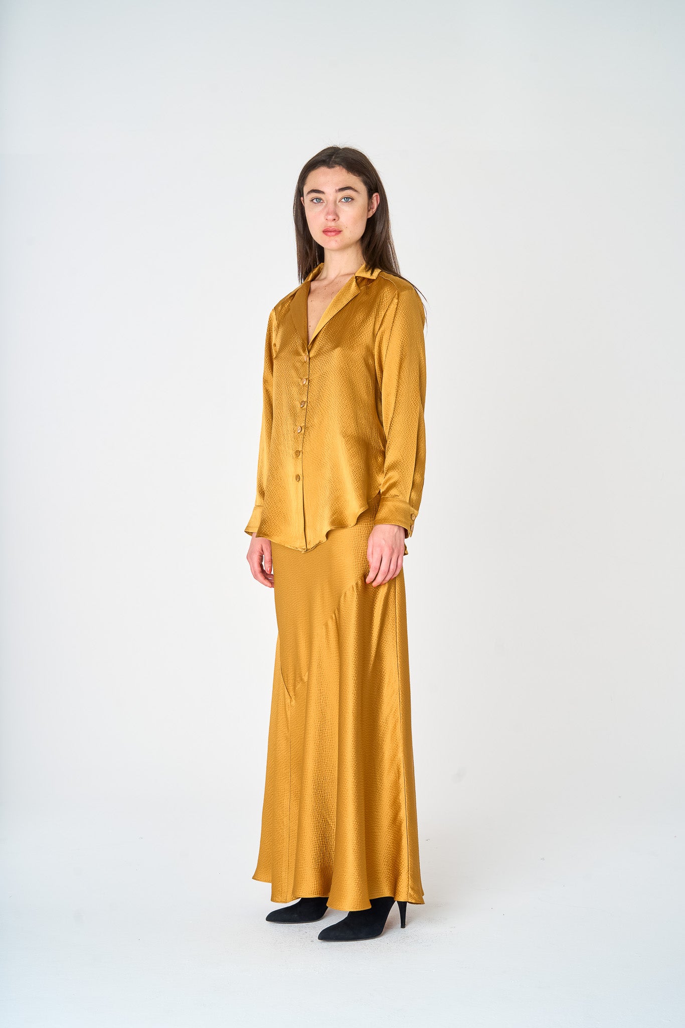 Gold Smoking Shirt