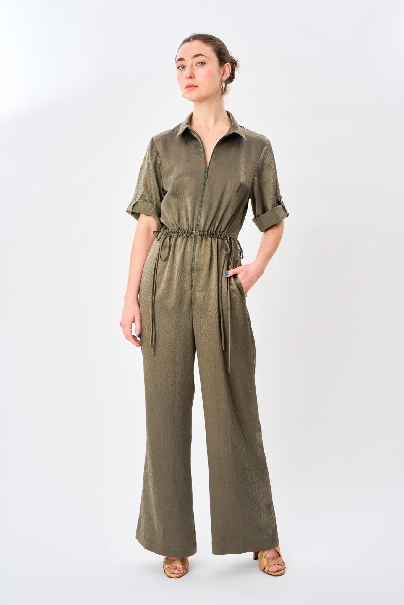 Dusty Olive Jumpsuit