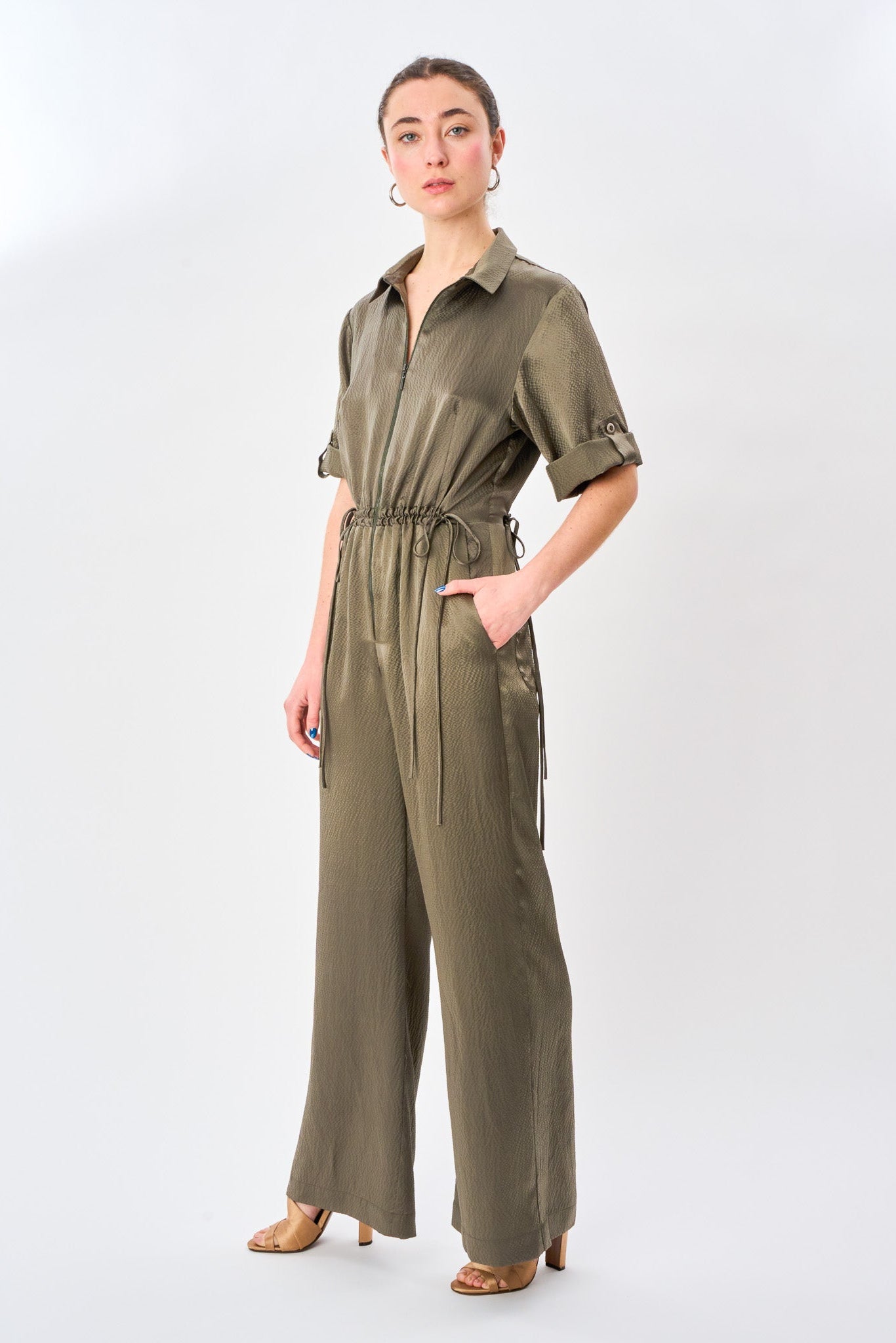 Dusty Olive Jumpsuit