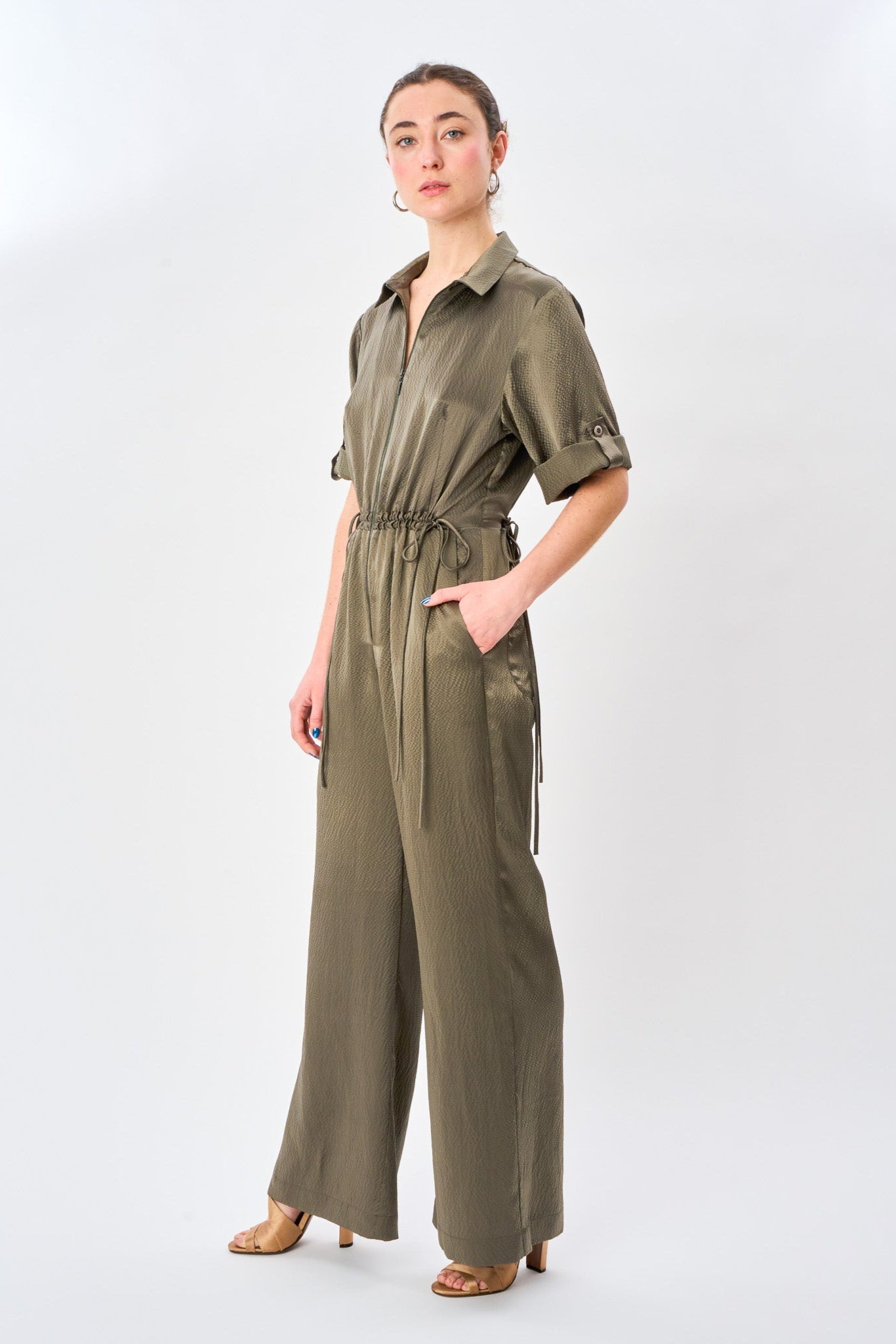 Dusty Olive Jumpsuit