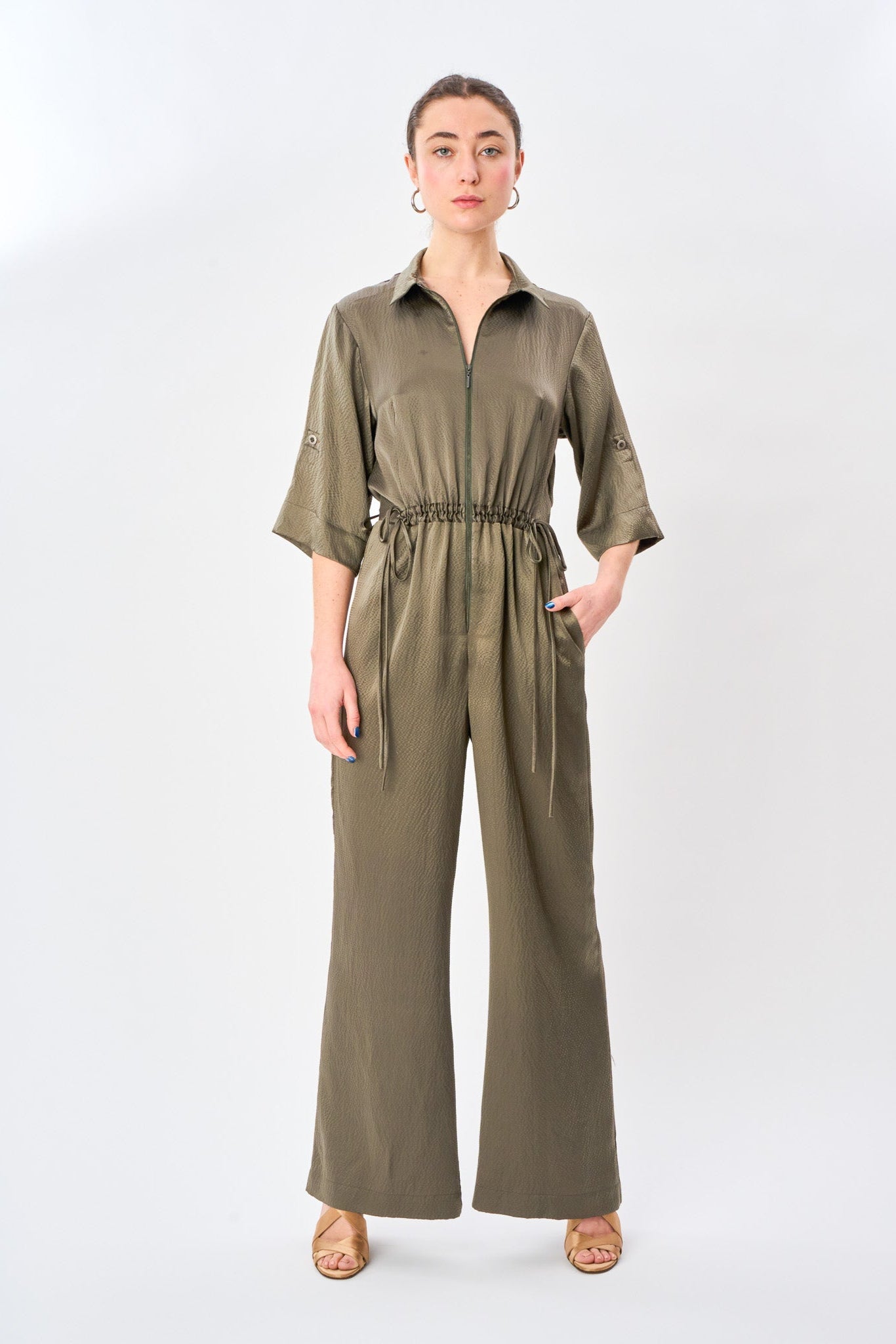 Dusty Olive Jumpsuit