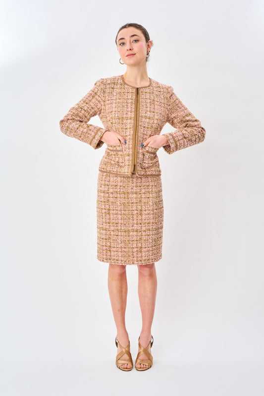 Blush Boucle Classic Jacket