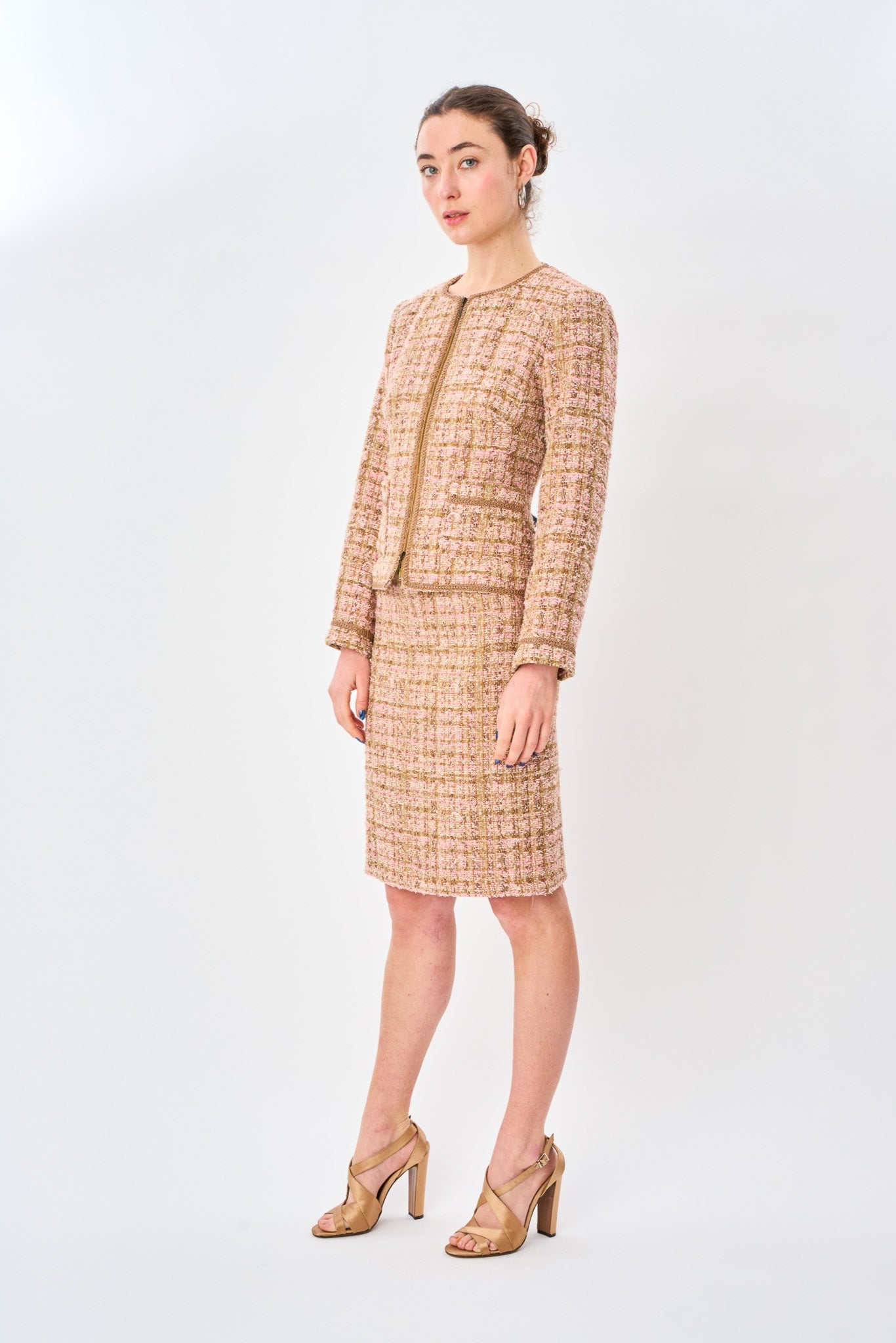 Blush Boucle Classic Jacket