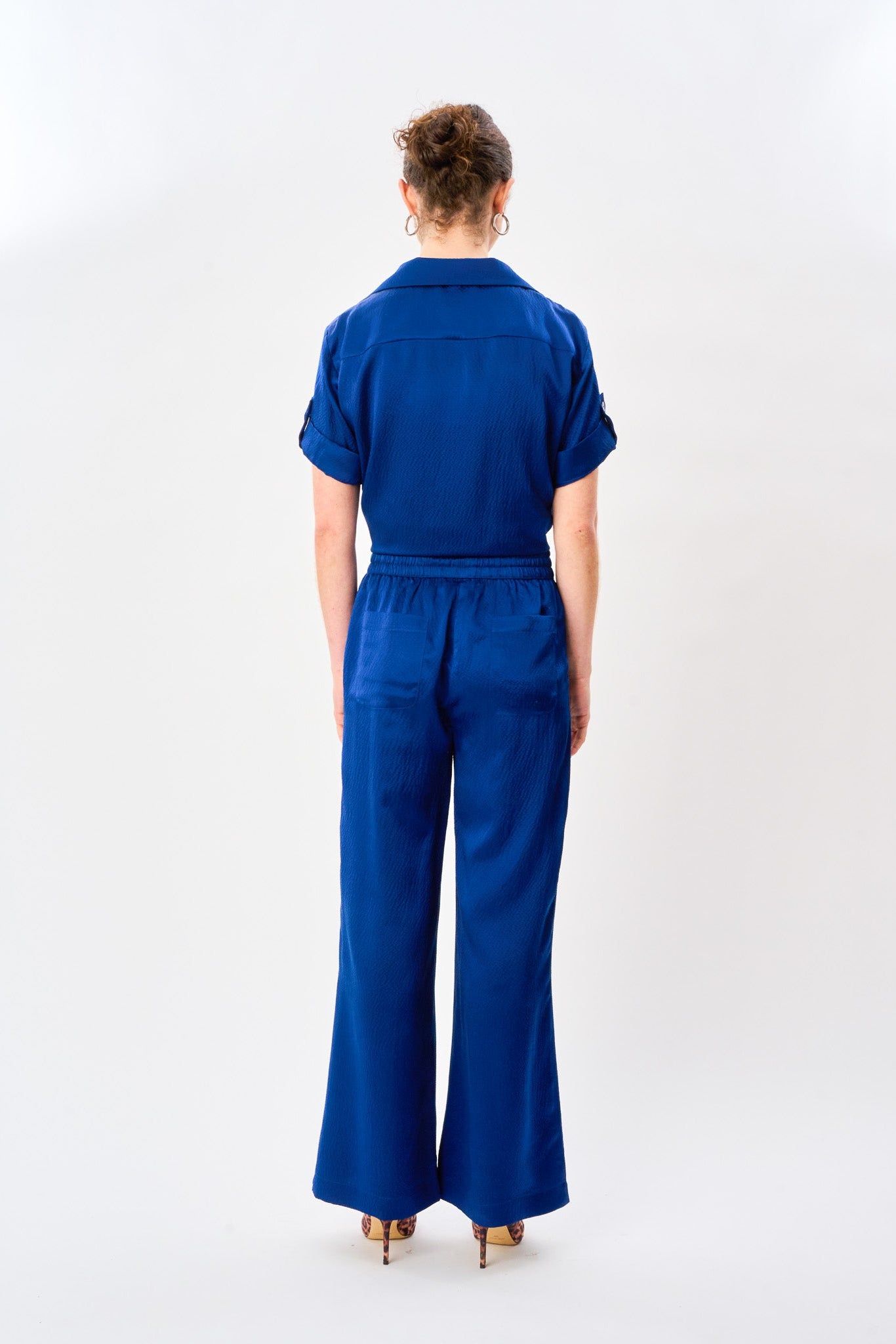 Deep Sea Satin Silk Pyjama Pant