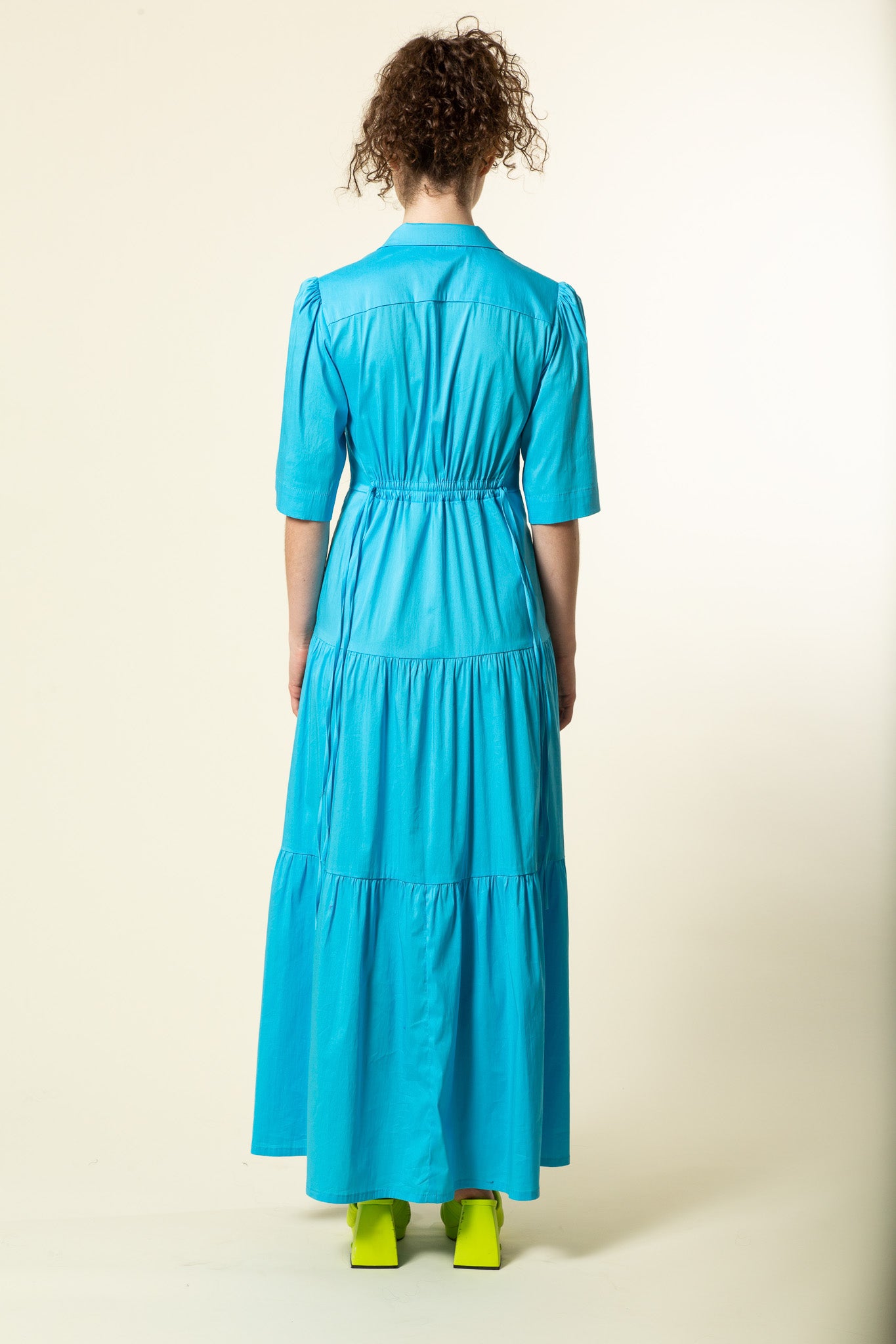 Blue Cotton Empress Dress