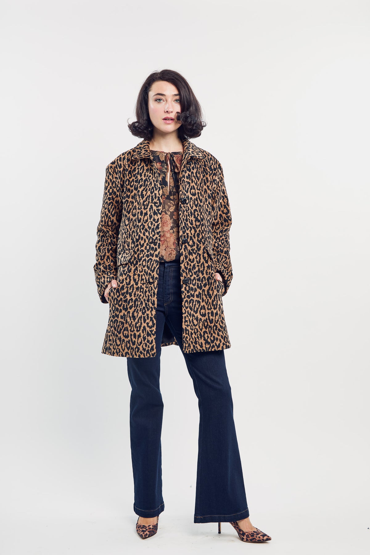 Leopard Car Coat