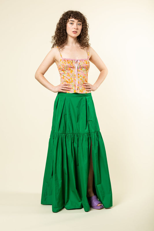 Green Ball Skirt