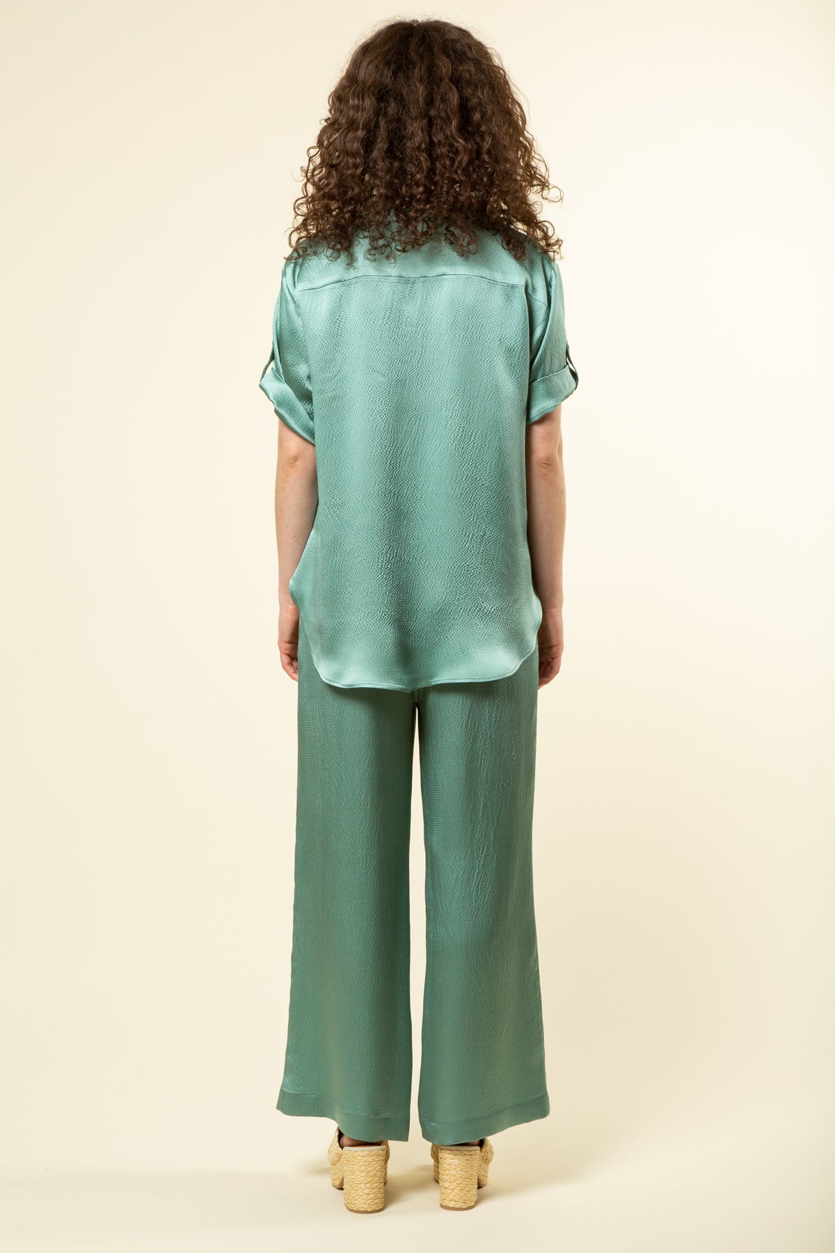Sage Silk Pyjama Pant