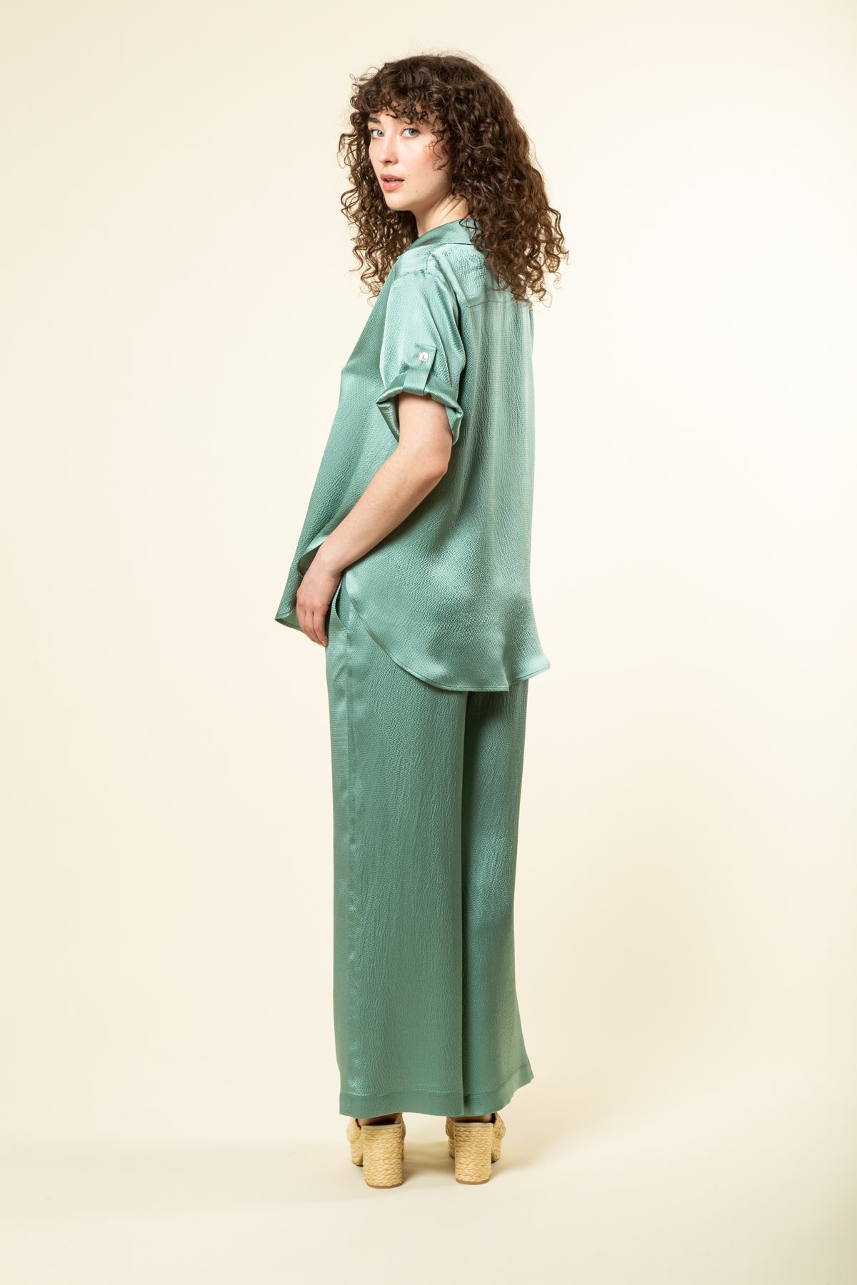 Sage Silk Pyjama Pant