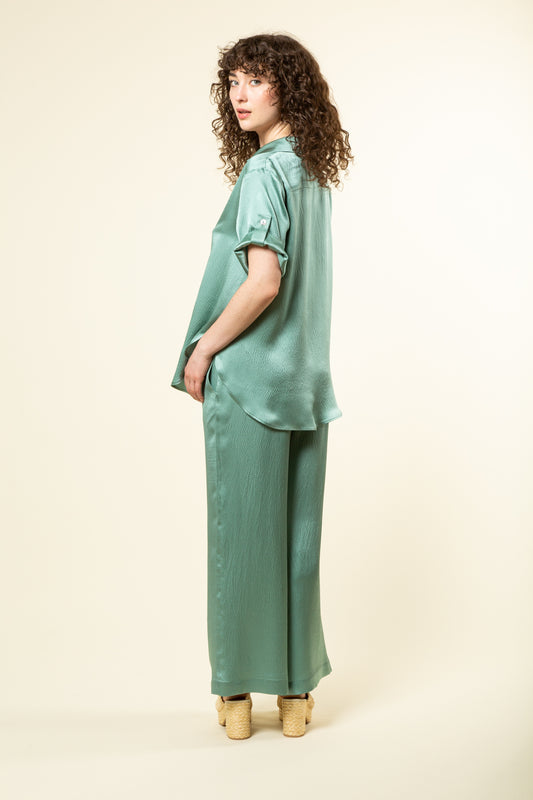 Sage Silk Pyjama Pant
