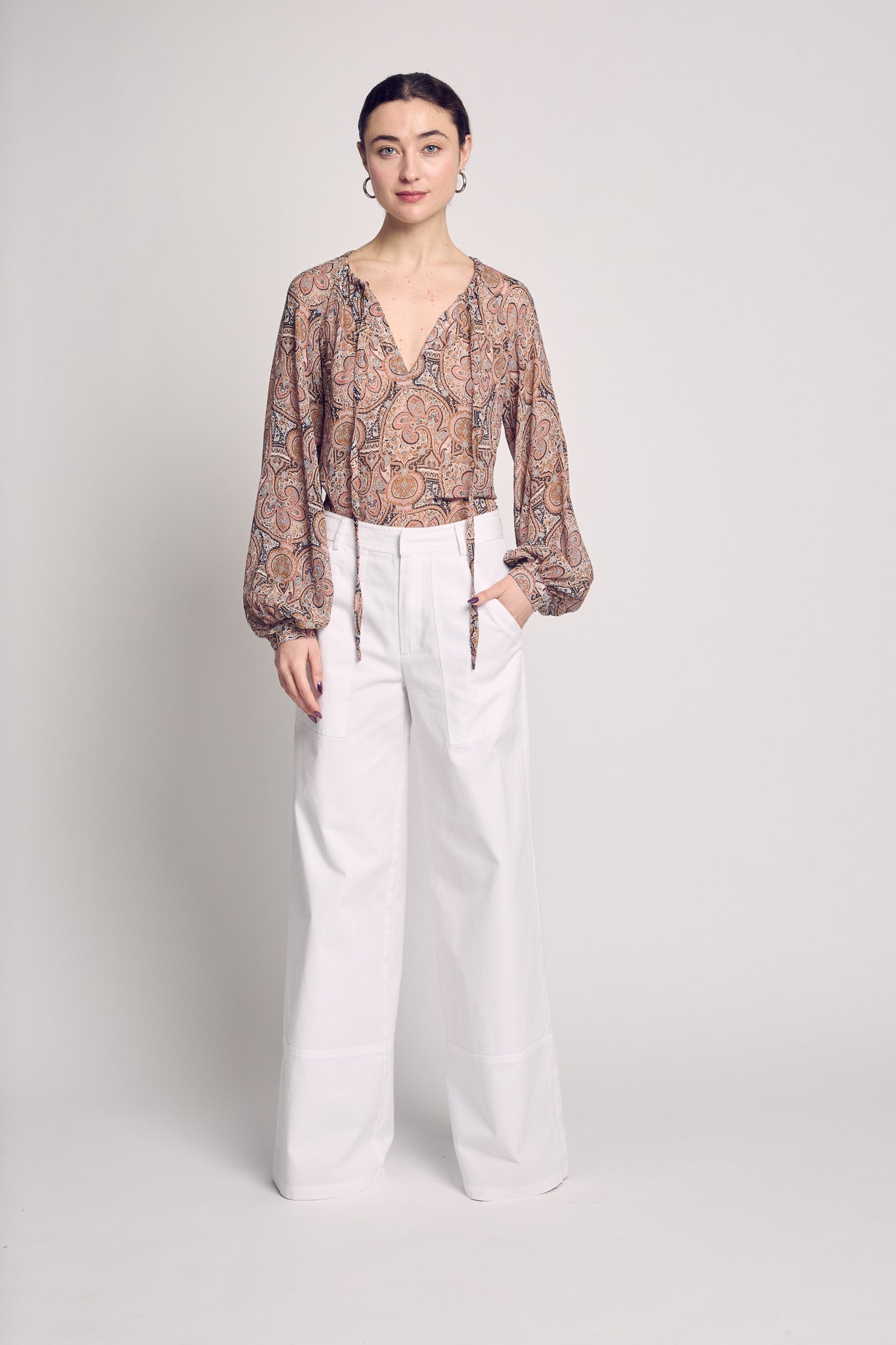 White Hepburn Trouser