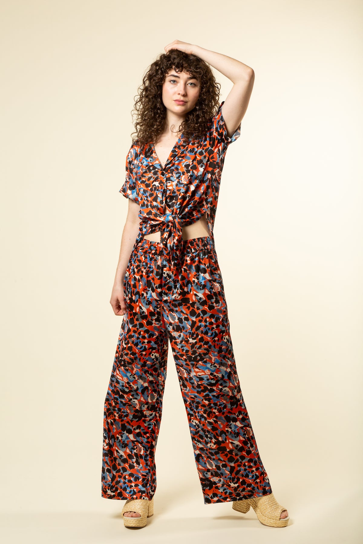 Print Pyjama Top