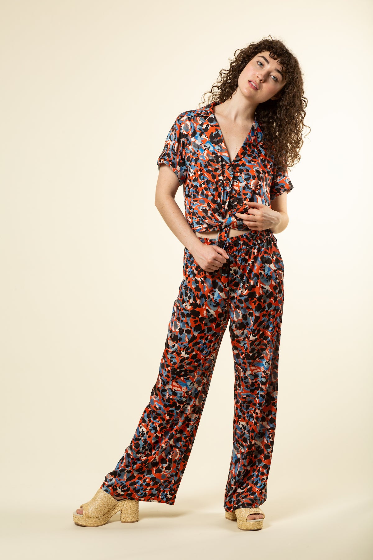 Print Pyjama Top