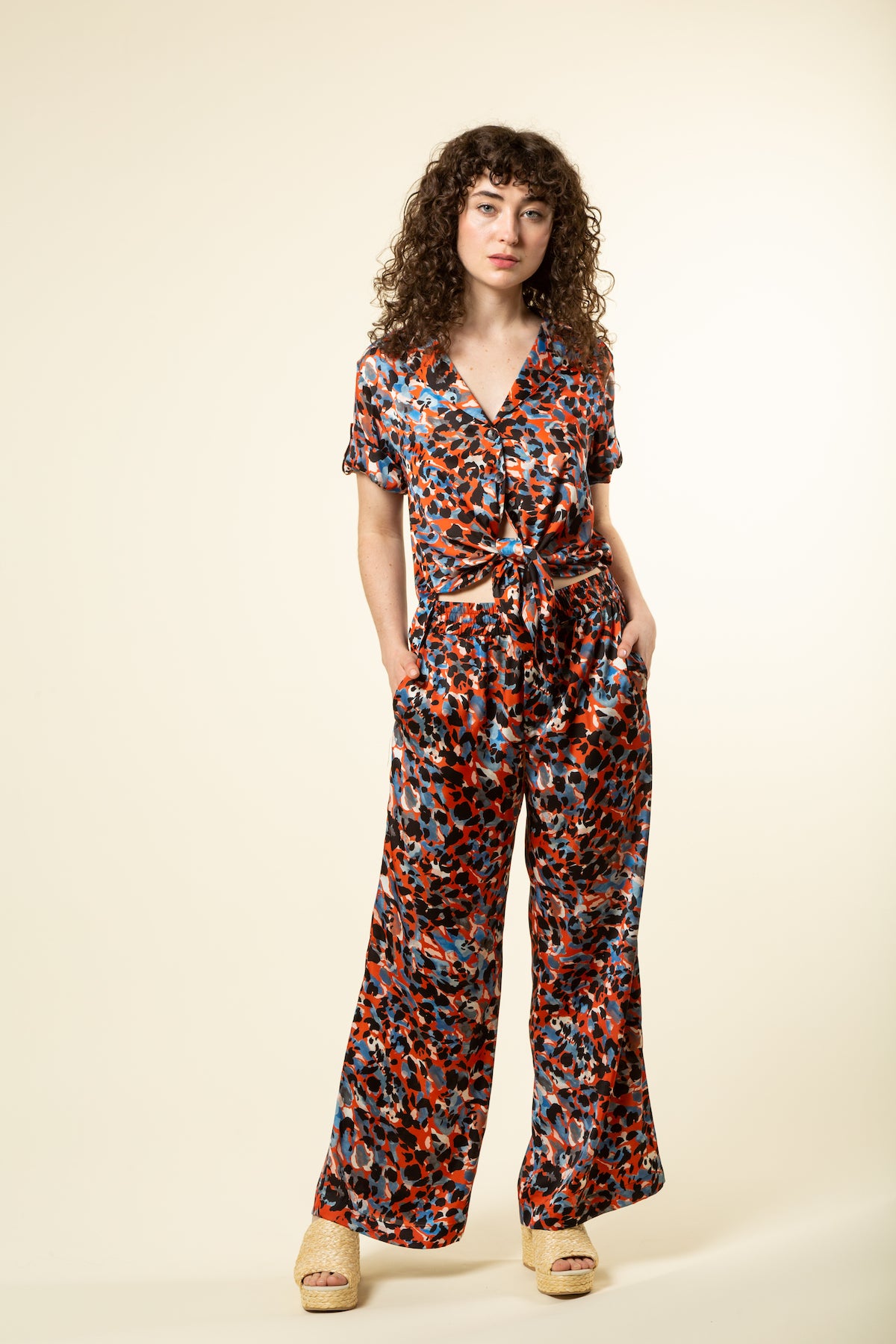 Print Pyjama Top