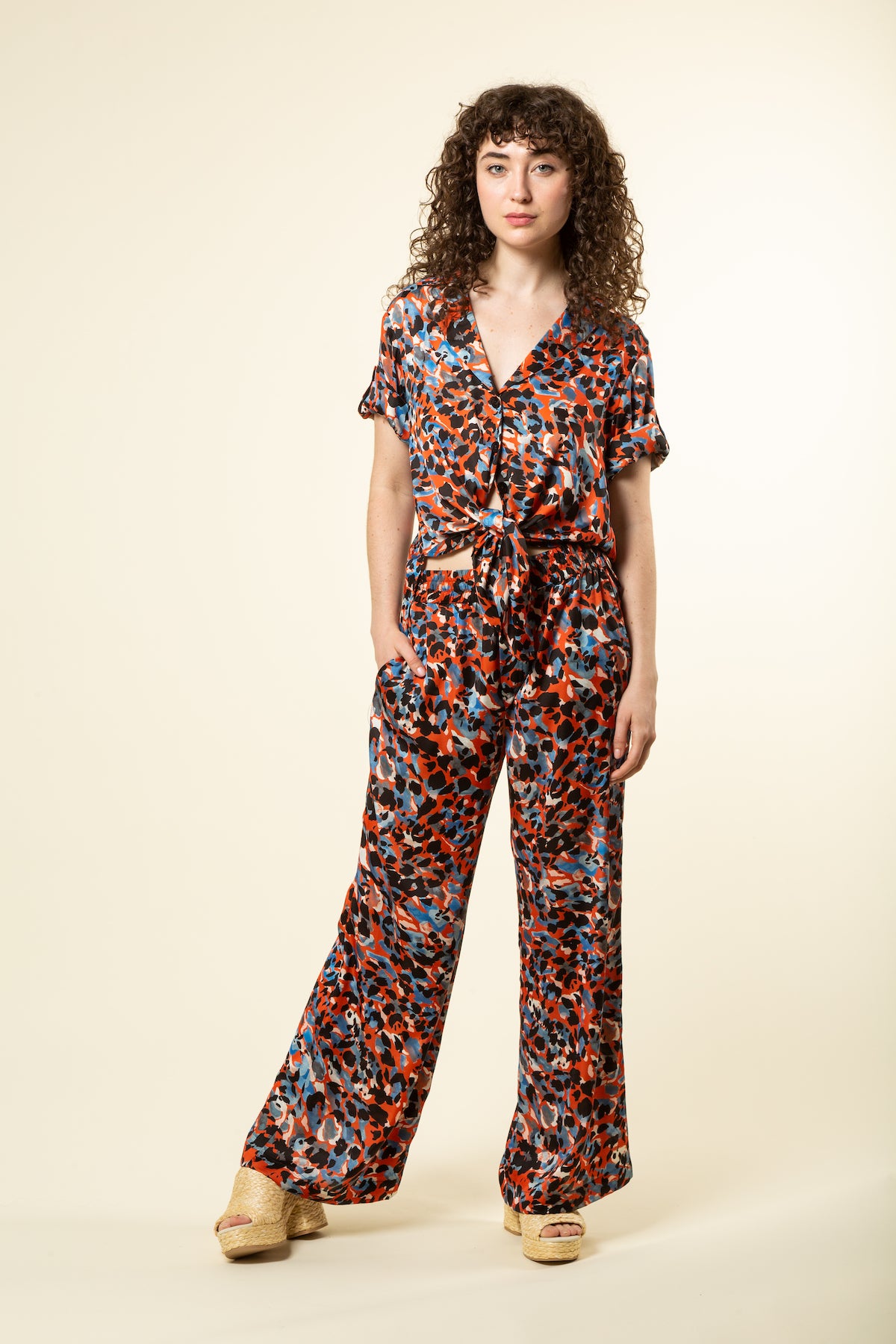 Print Pyjama Top