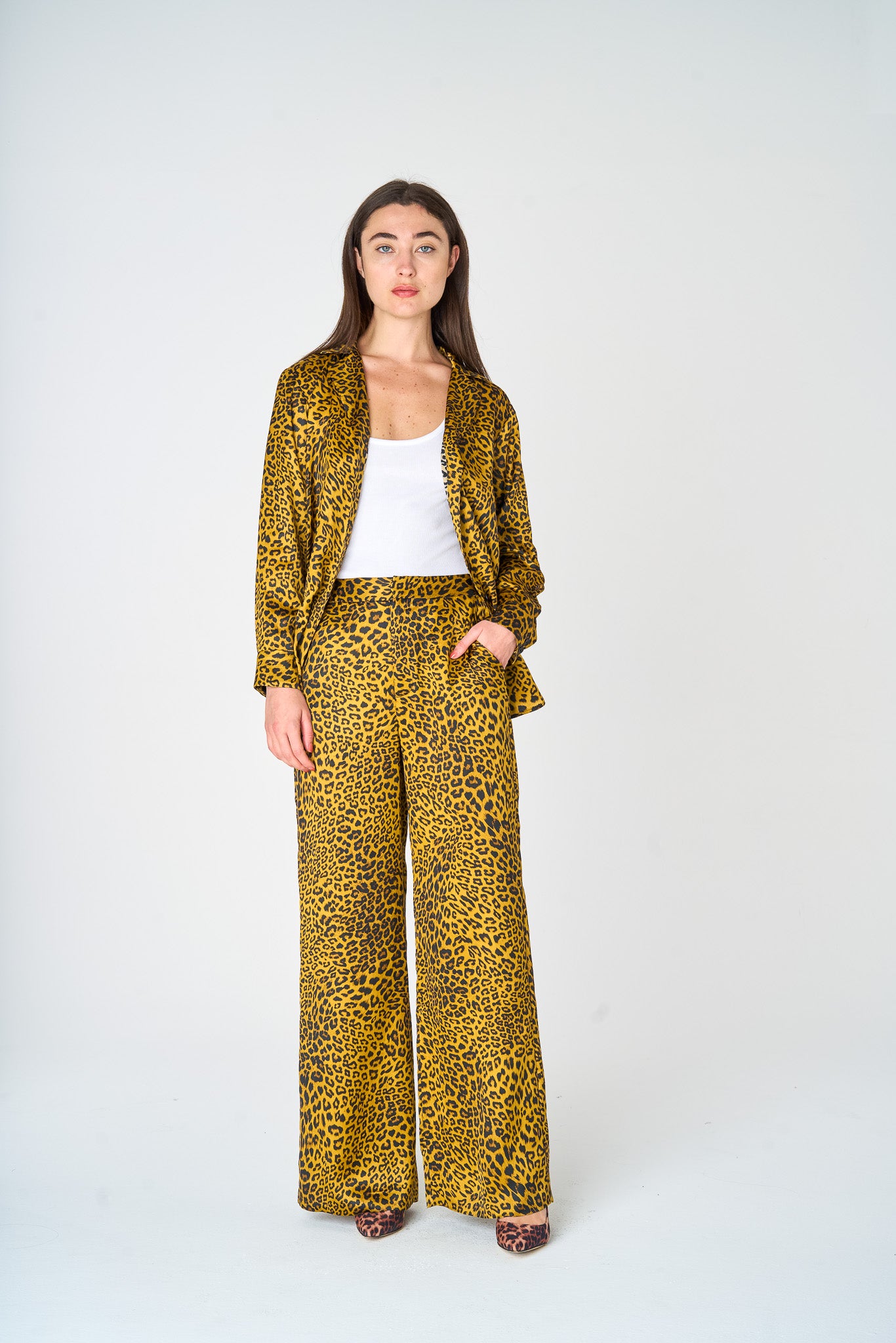 Gold Cheetah Pant