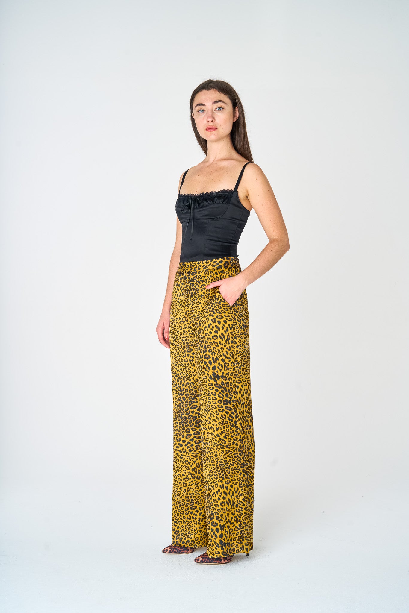 Gold Cheetah Pant