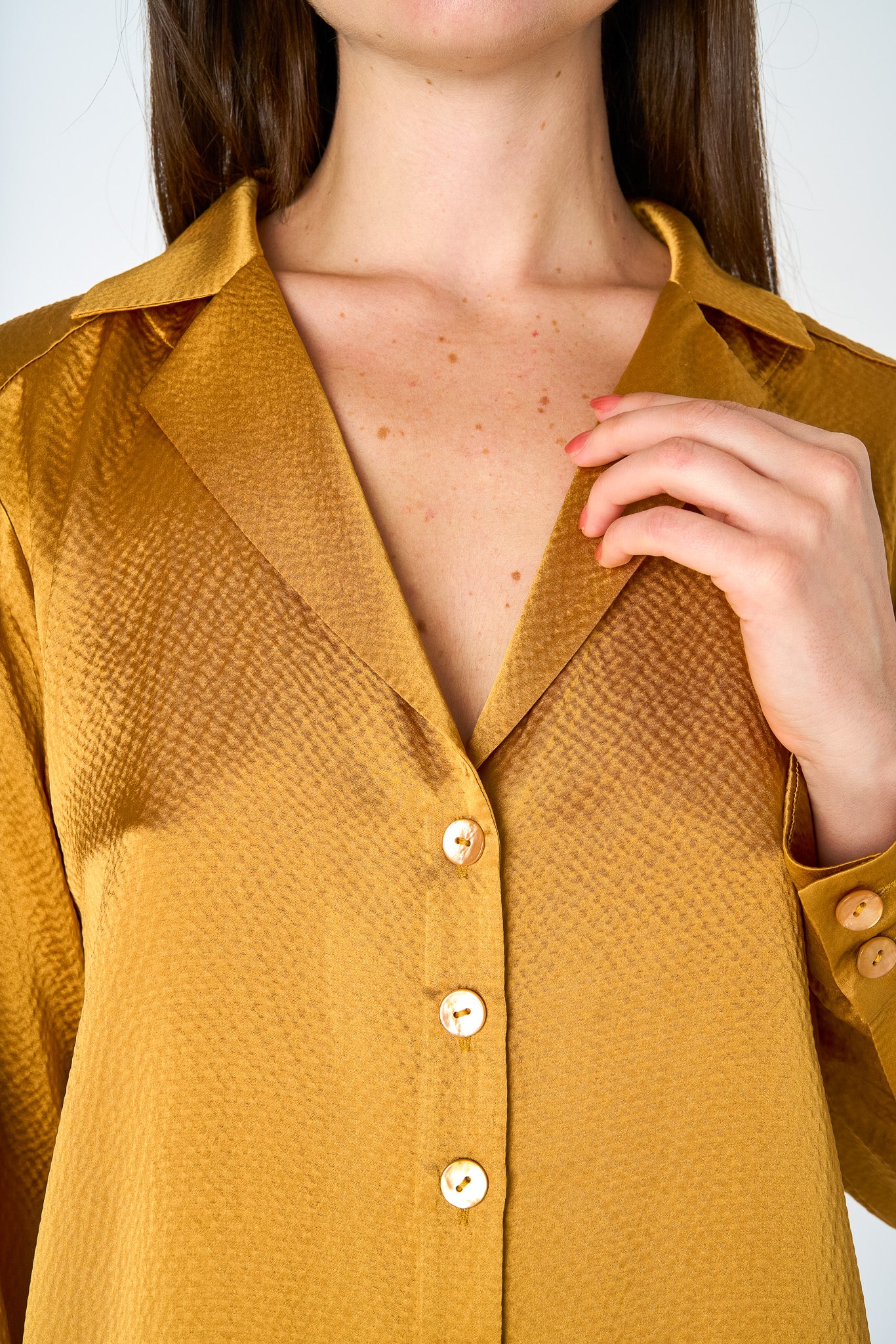 Gold Smoking Shirt