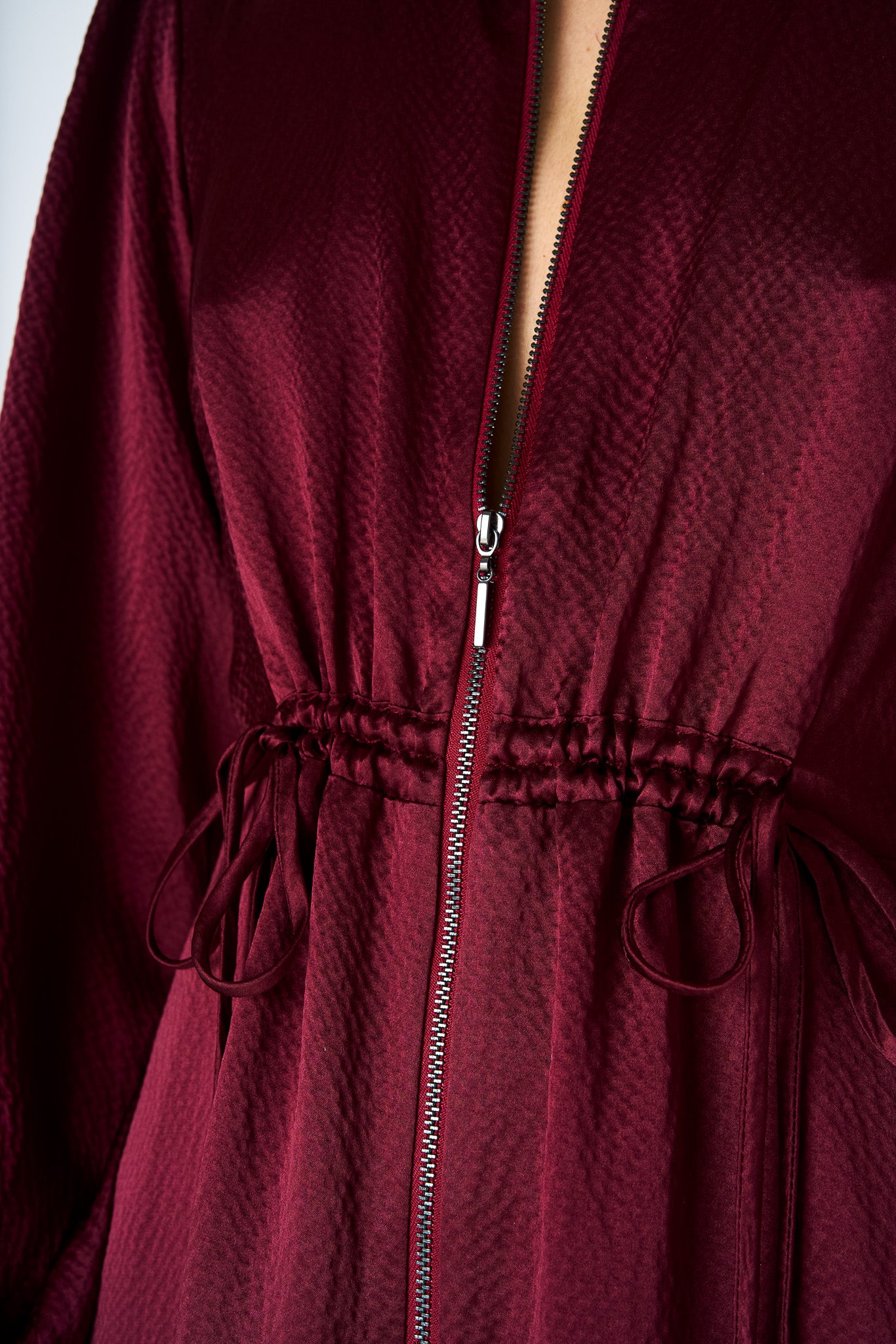 Claret Midi Duchess Dress