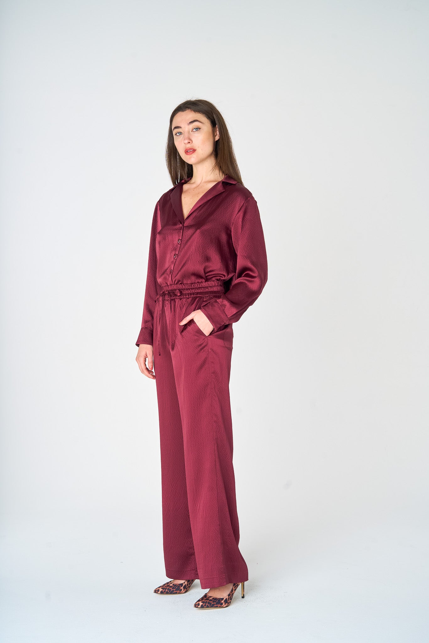 Claret Pyjama Pant