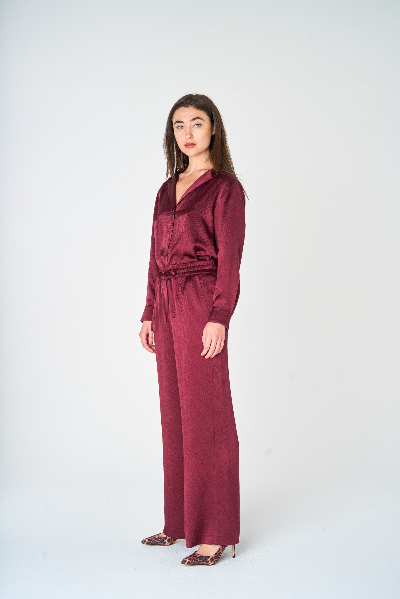 Claret Pyjama Pant