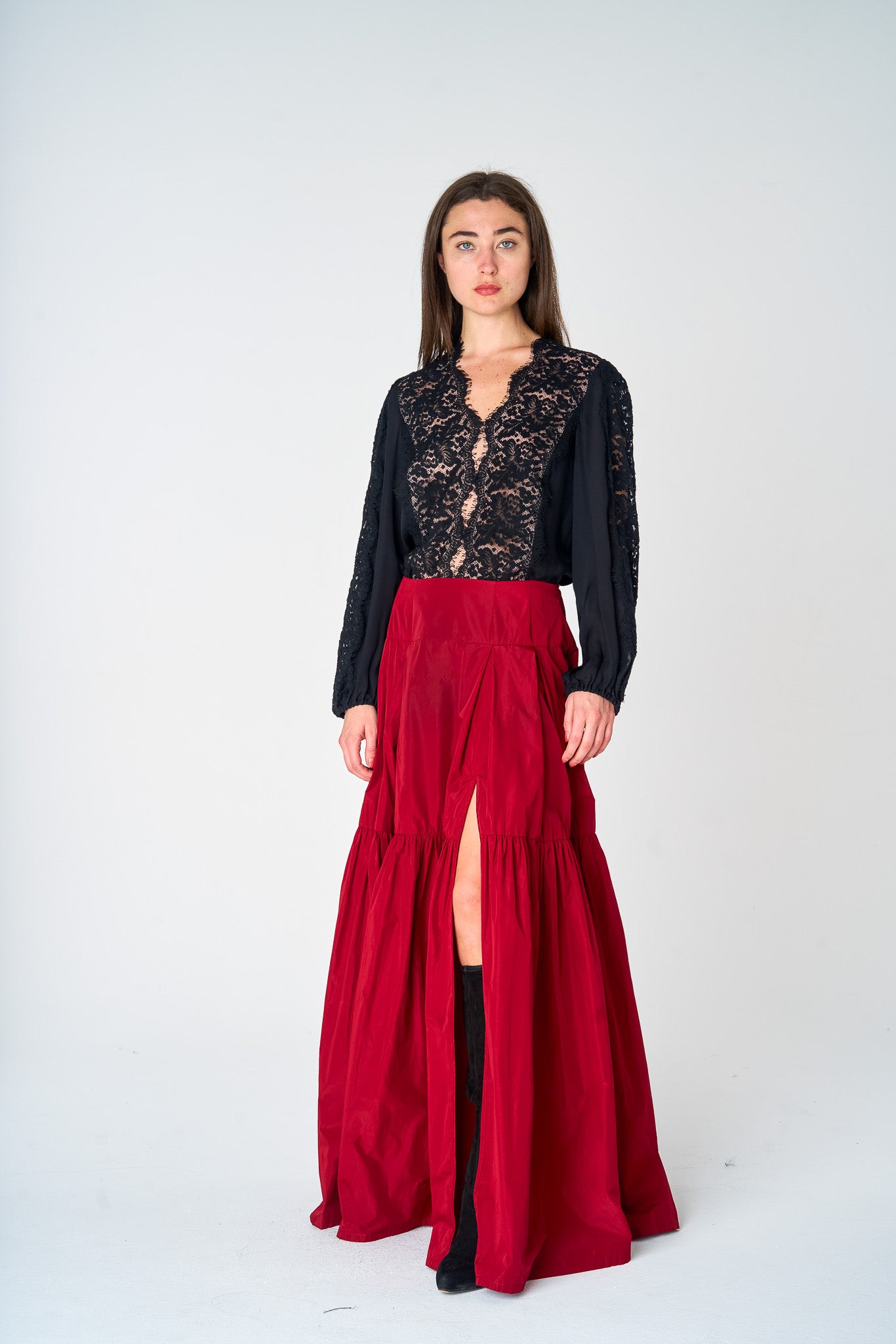 Crimson Ball Skirt