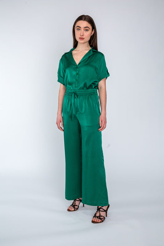 Jade Satin Pyjama Pant