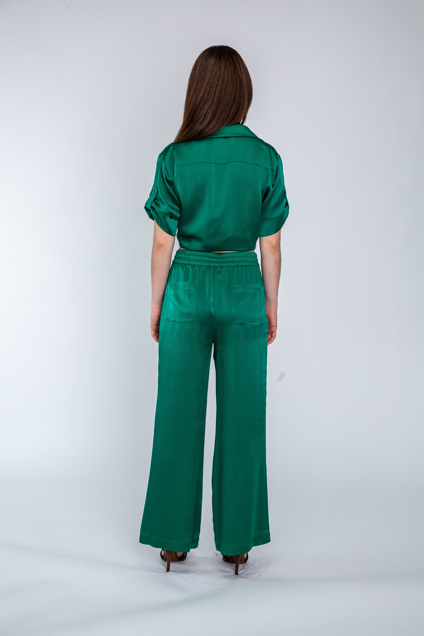 Jade Satin Pyjama Pant