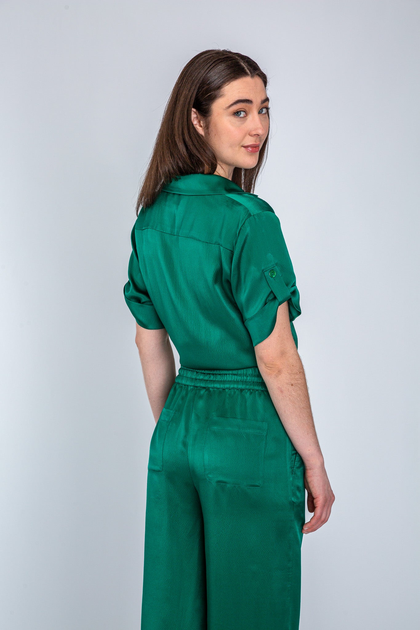 Jade Satin Pyjama Pant