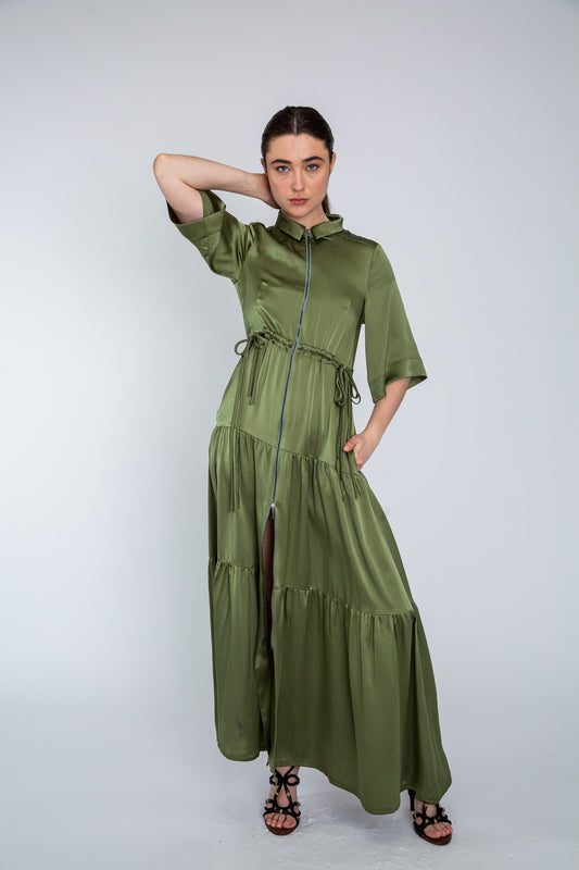 Khaki Empress Dress