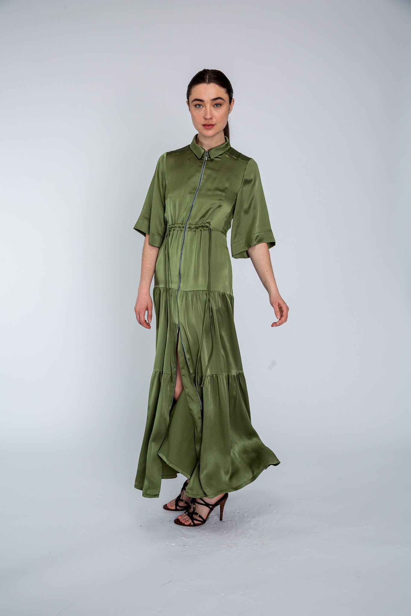 Khaki Empress Dress