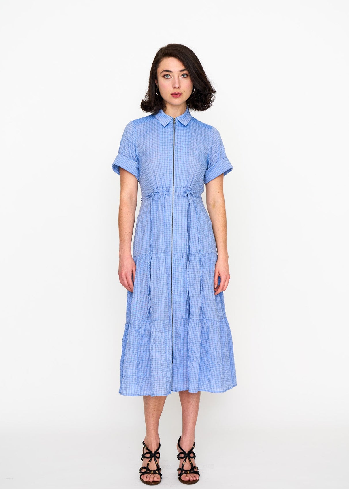 Cecily check long dress 【公式通販】