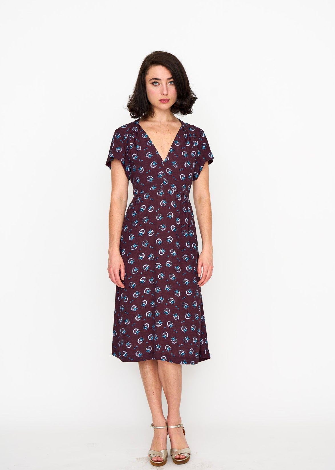 Woman wearing the Maria Cecilia Sofia Dress, front view