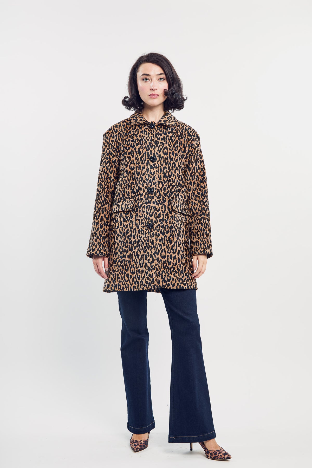 Leopard Car Coat