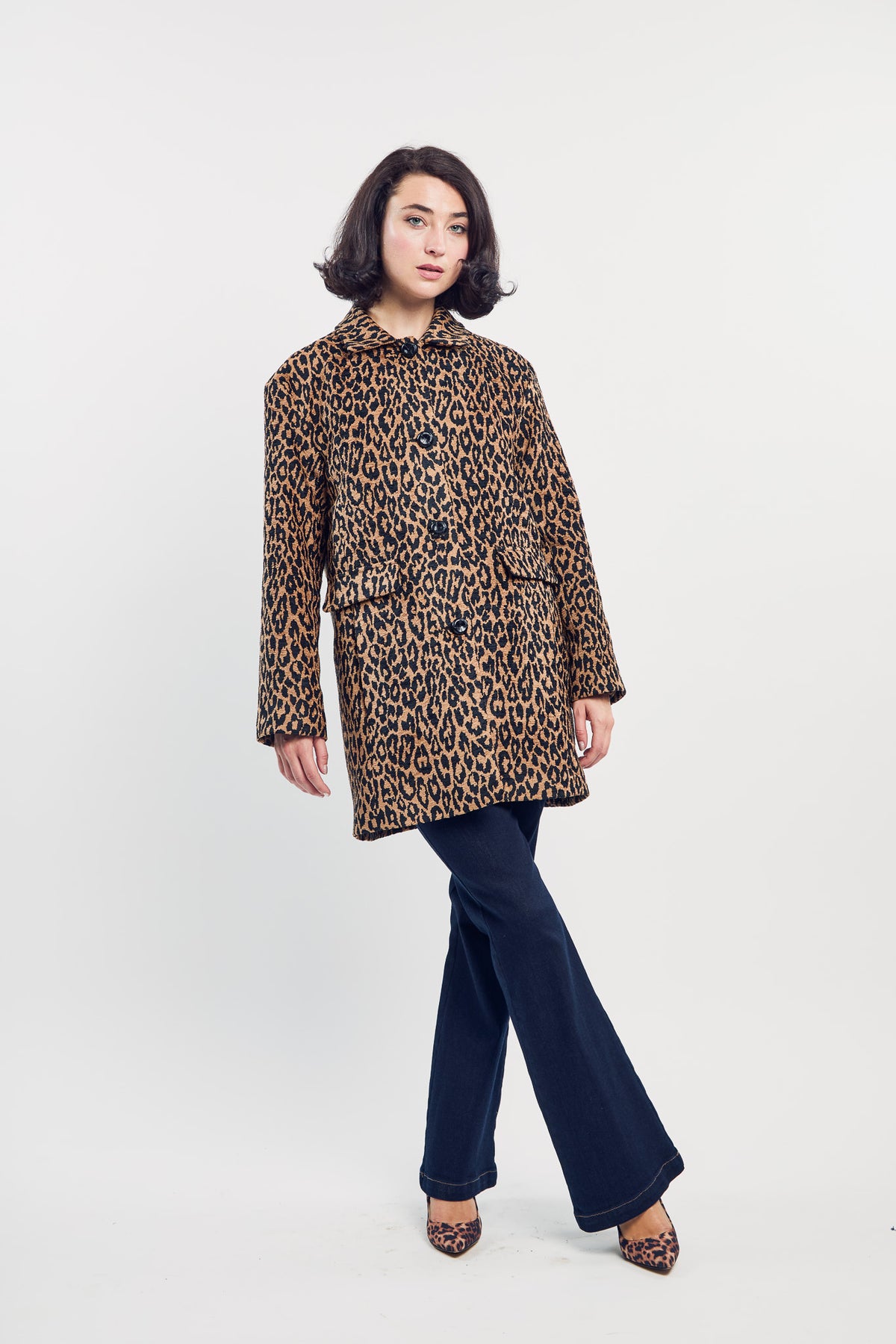 Leopard Car Coat
