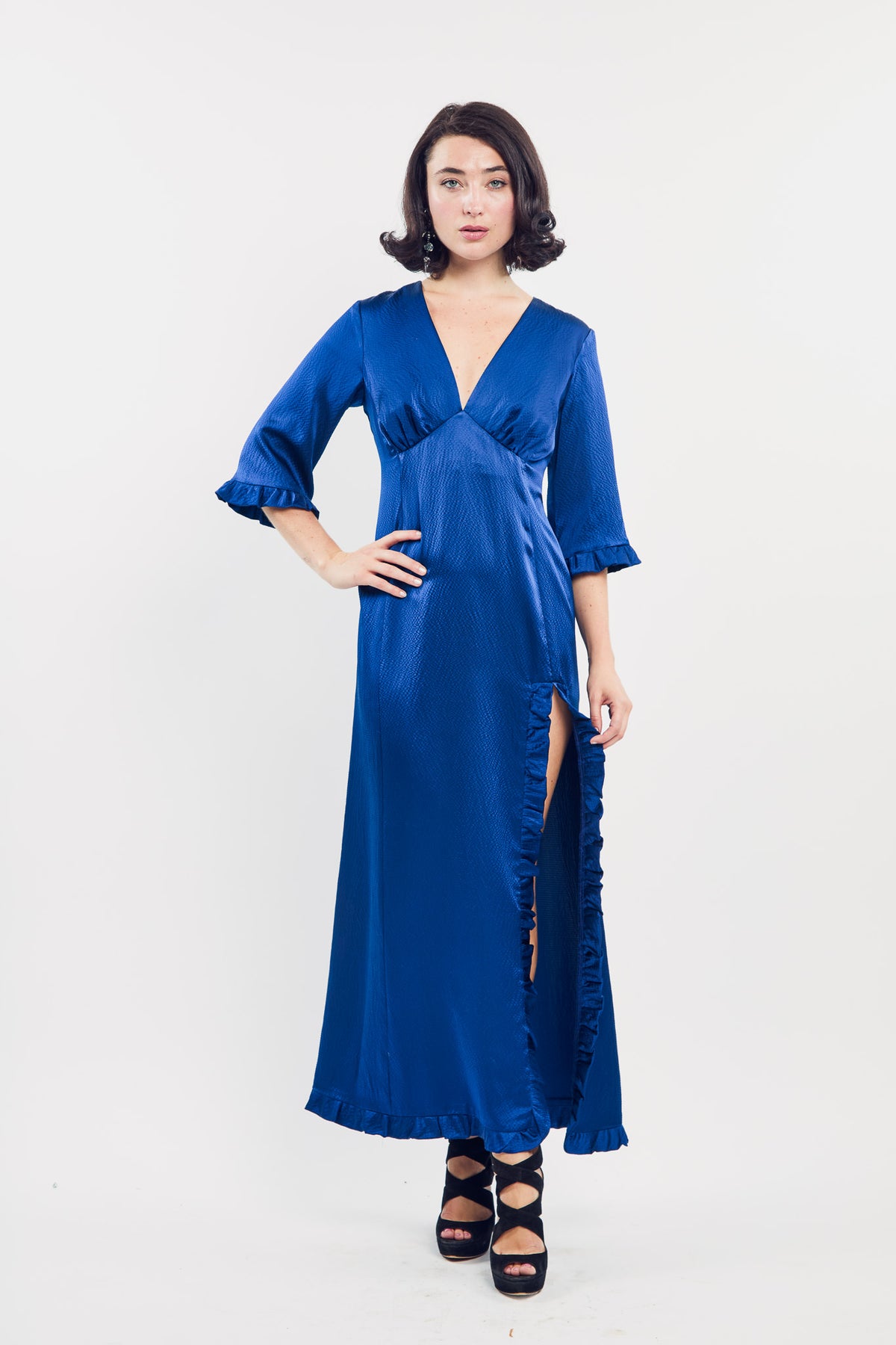 Deep Sea Silk Sleeping Gown