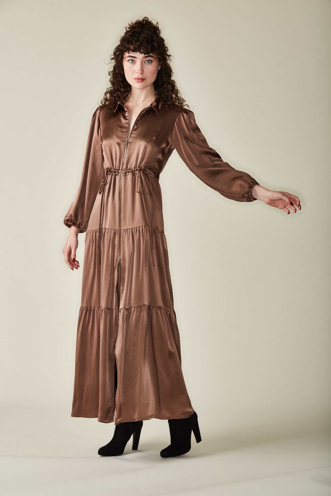 The Cafe au Lait Duchess Dress