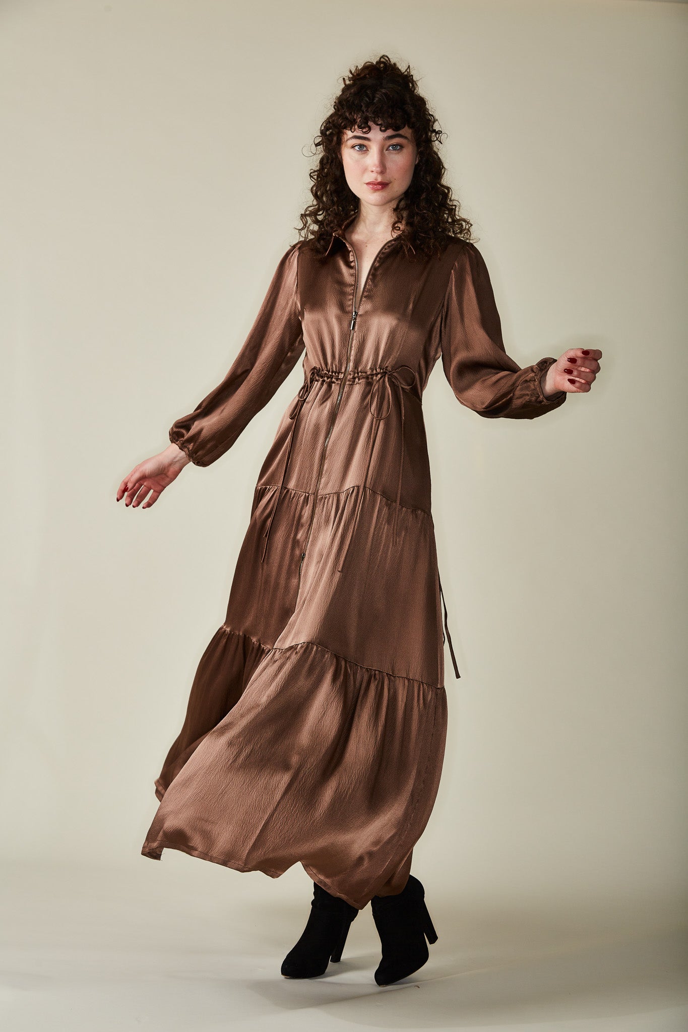 The Cafe au Lait Duchess Dress