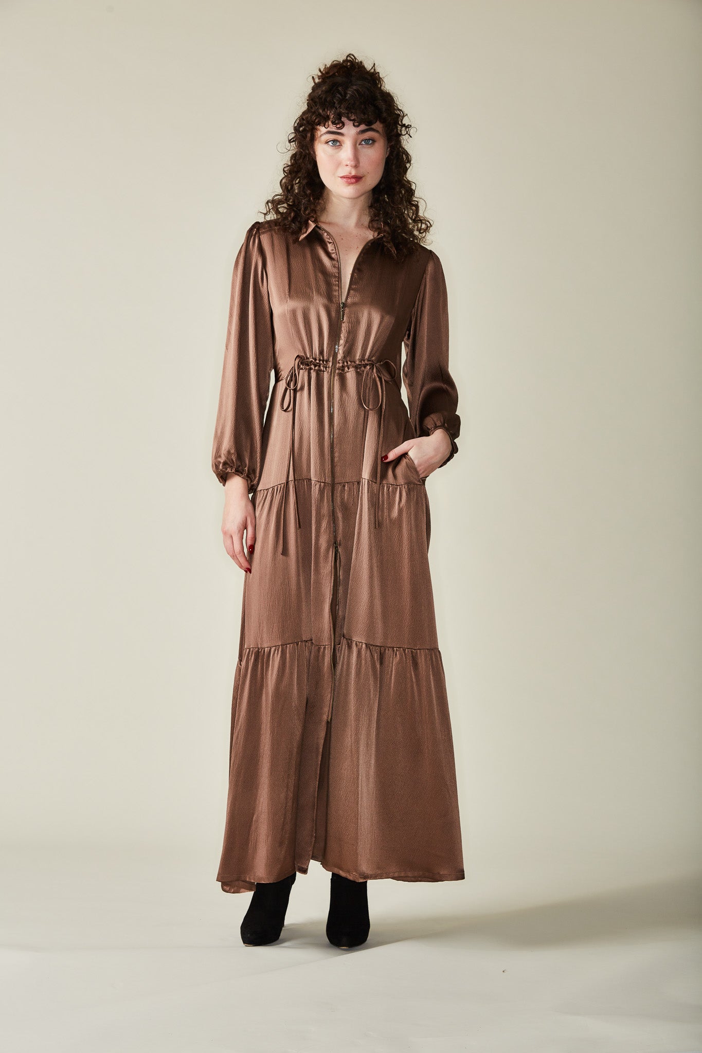 The Cafe au Lait Duchess Dress