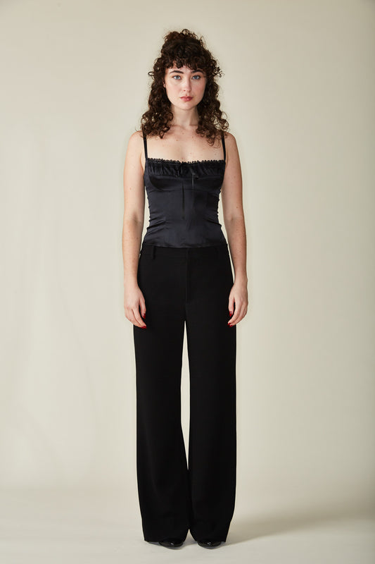 Black Slouchy Trouser