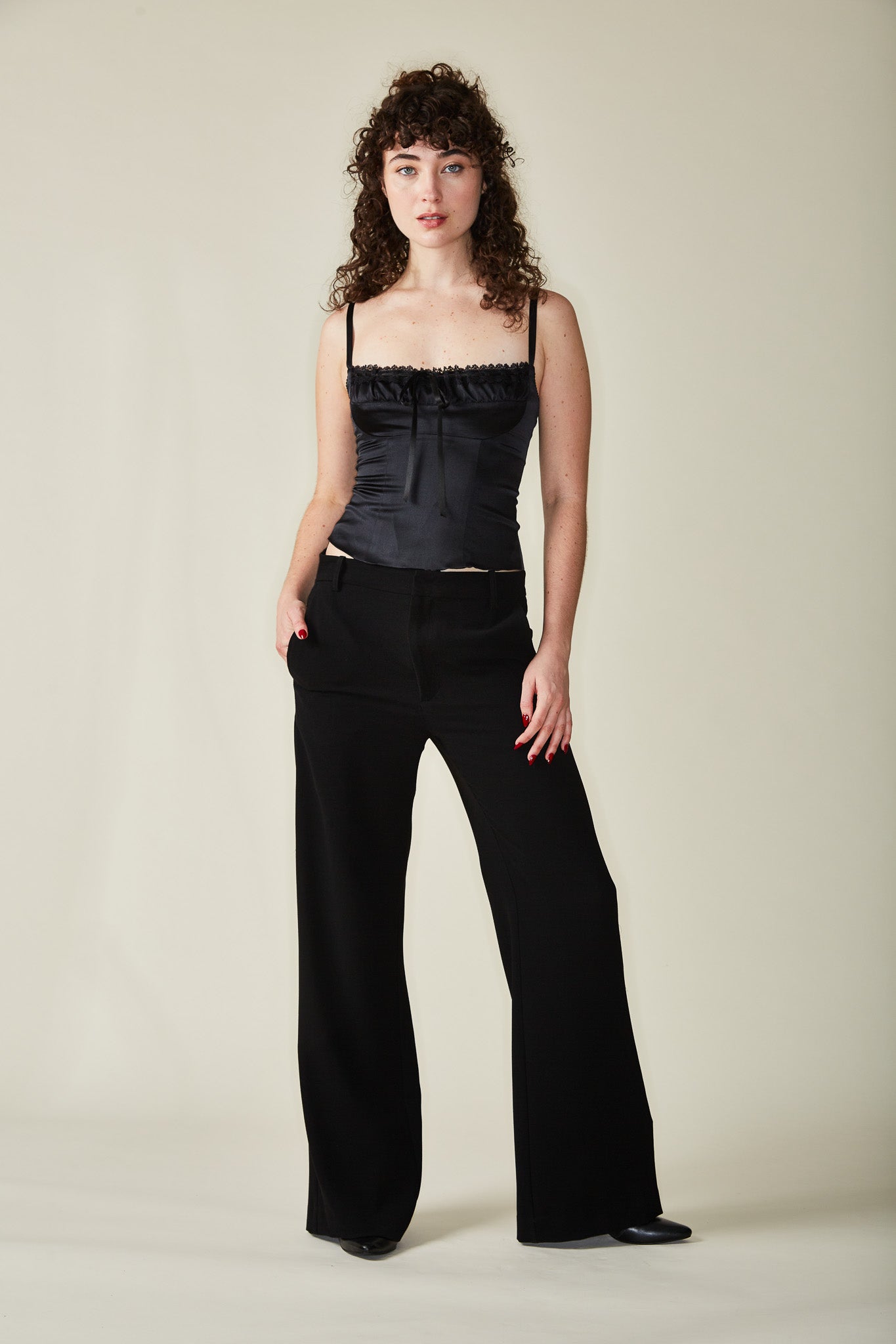 Black Slouchy Trouser