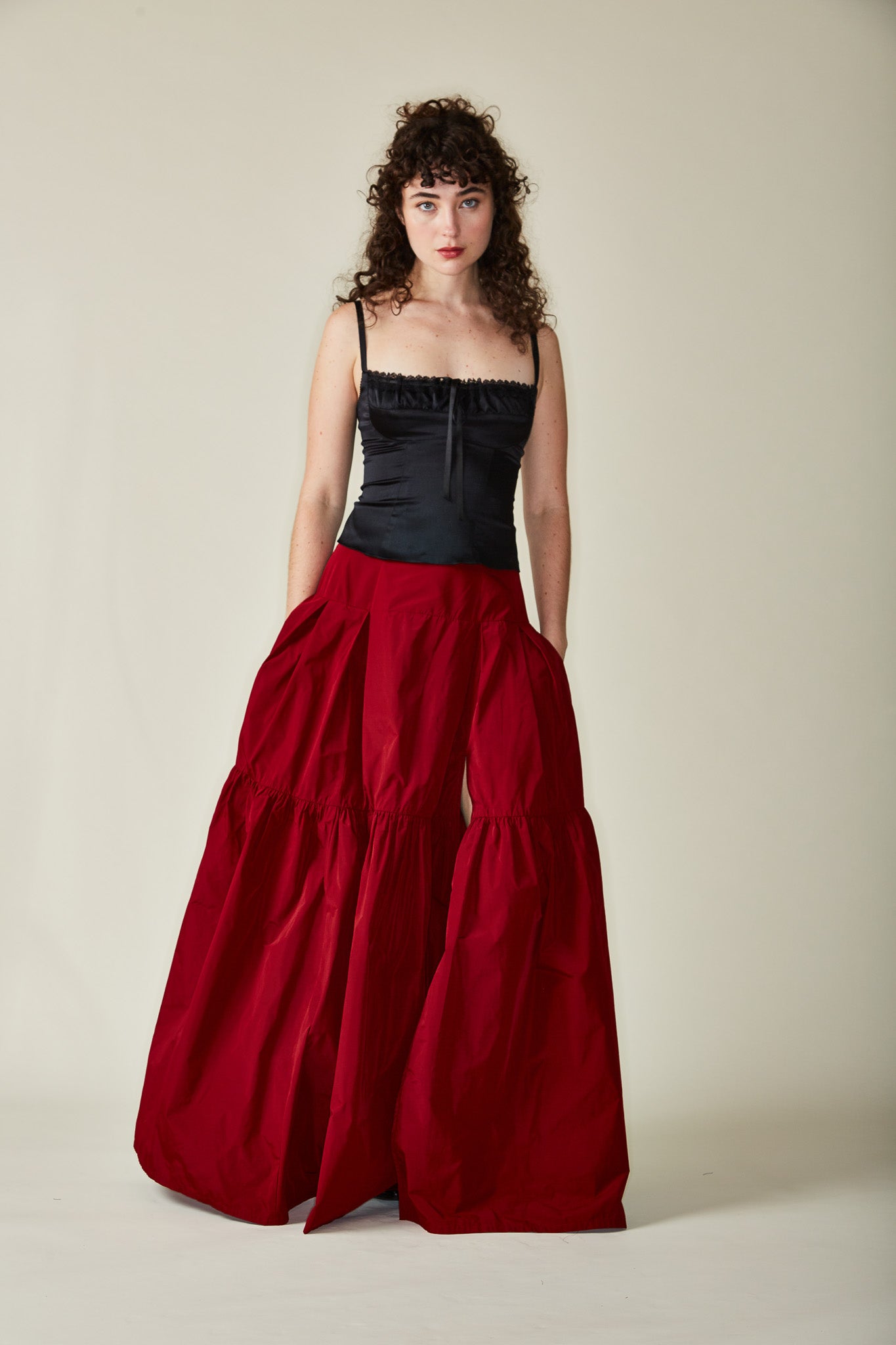 Crimson Ball Skirt