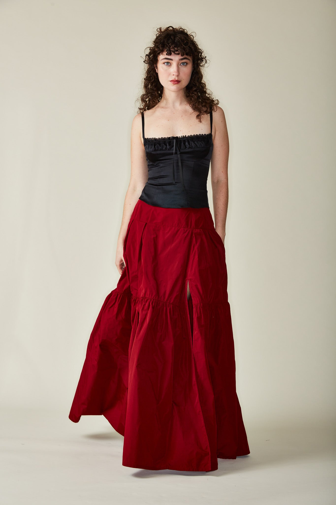 Crimson Ball Skirt