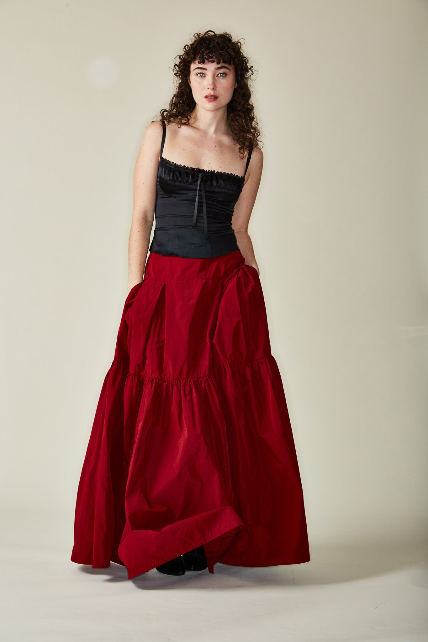 Crimson Ball Skirt