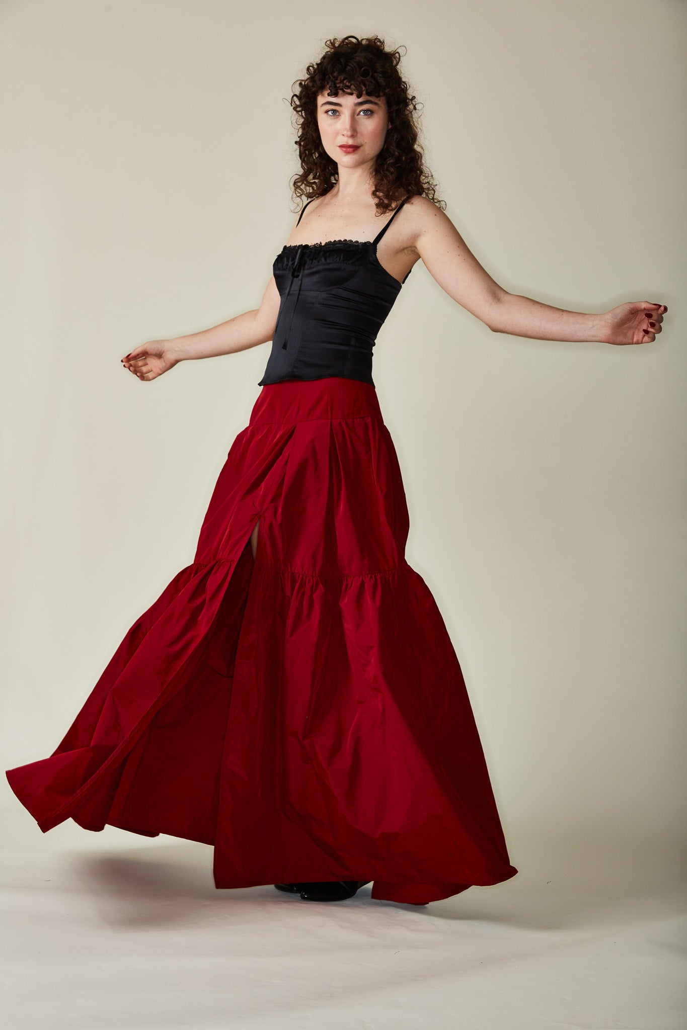 Crimson Ball Skirt