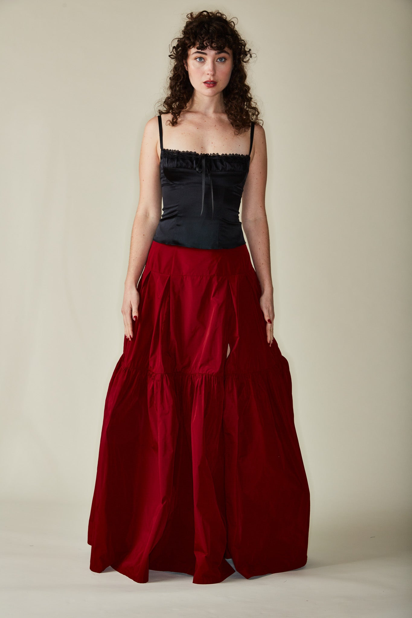 Crimson Ball Skirt