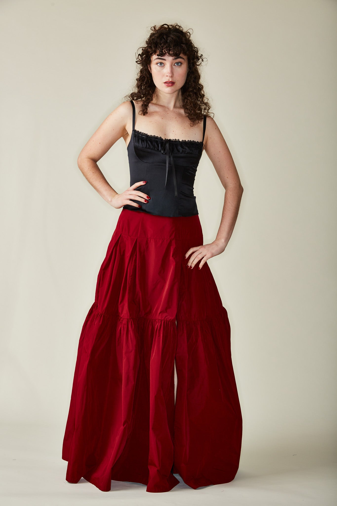 Crimson Ball Skirt