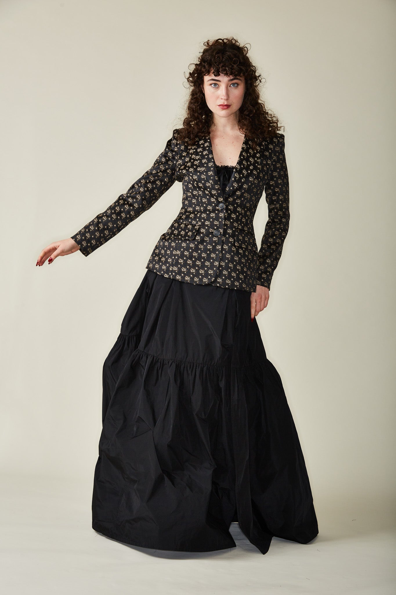 Black Ball Skirt