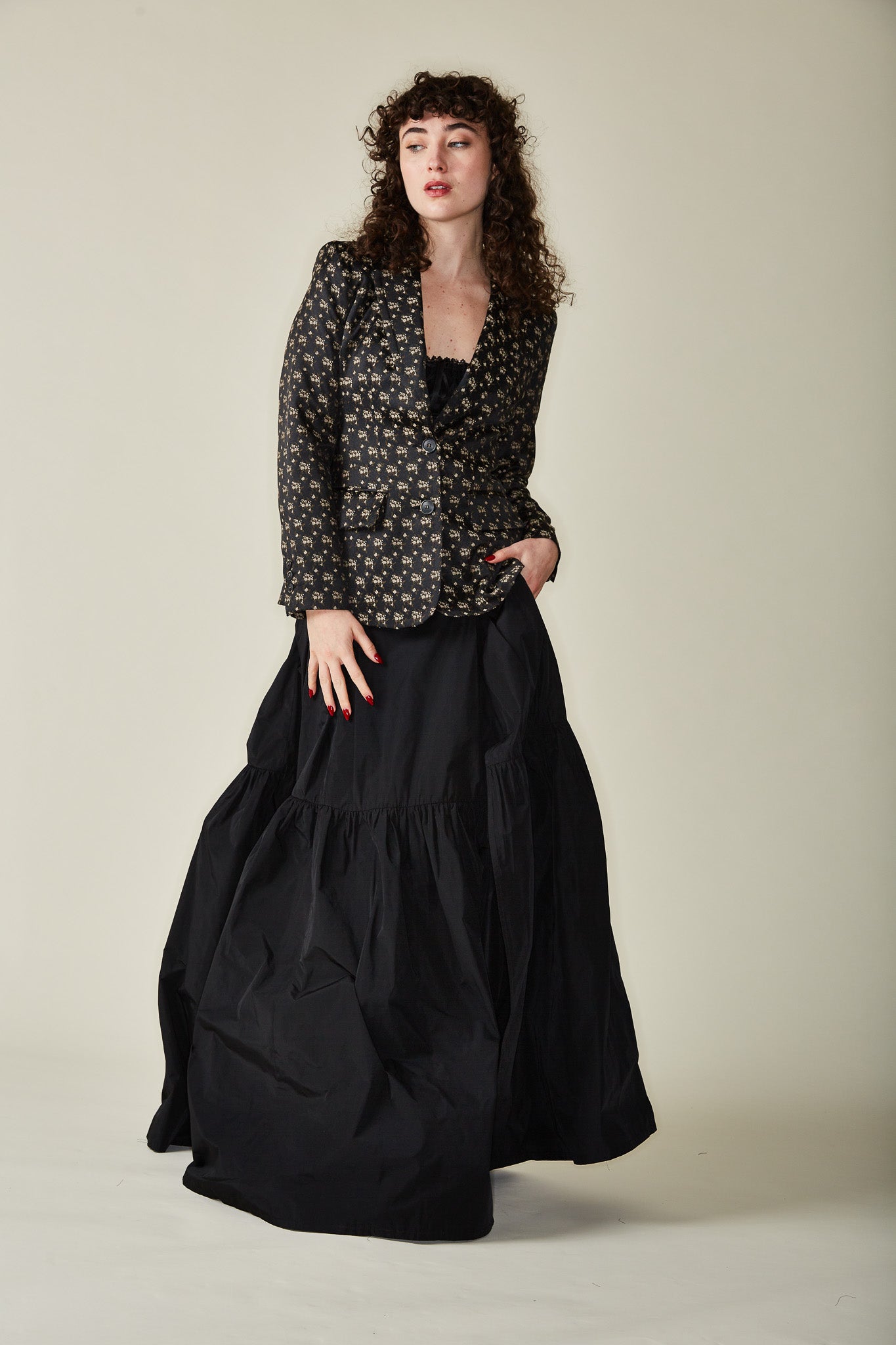 Black Ball Skirt