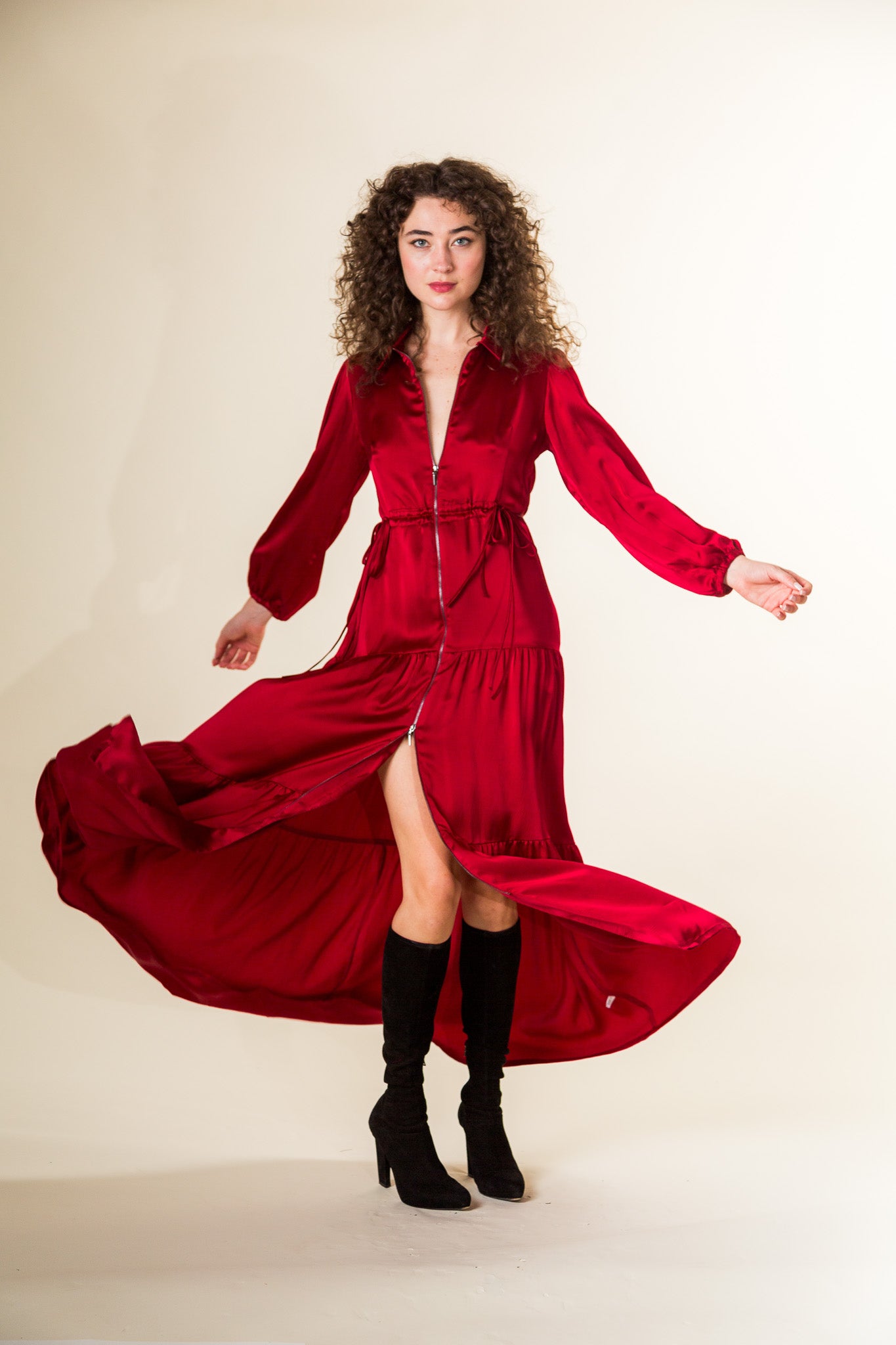 The Crimson Duchess Dress